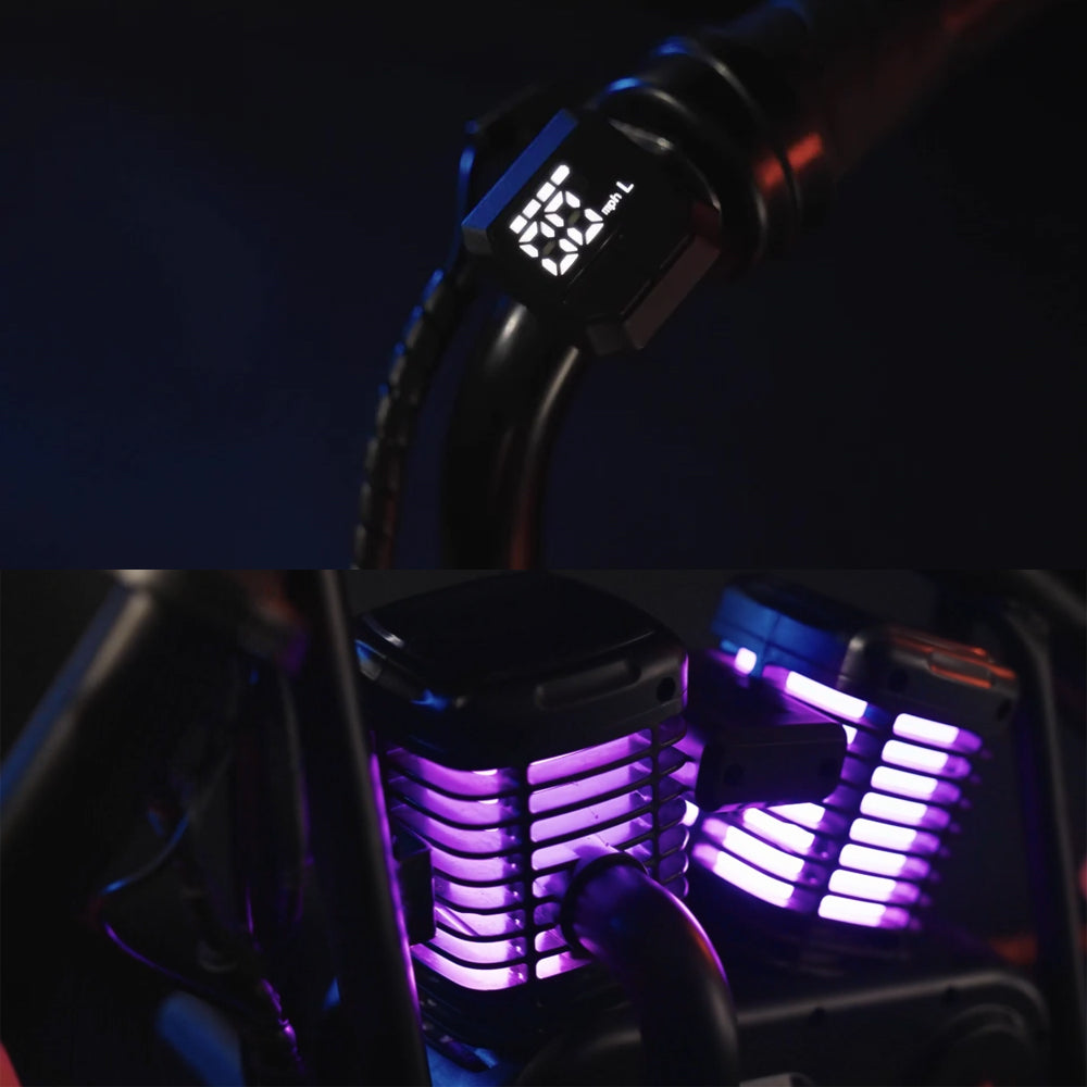 Moto Eléctrica Cruiser – ¡Diversión sin pantallas! (Hasta 78 kg) - Multicolor