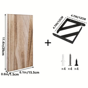 Estantes de pared americanos rurales