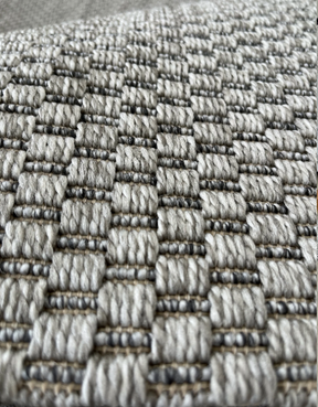 Alfombra de sisal belga gris NalaBoho (todos los tamaños)