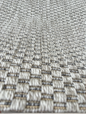 Alfombra de sisal belga gris NalaBoho (todos los tamaños)