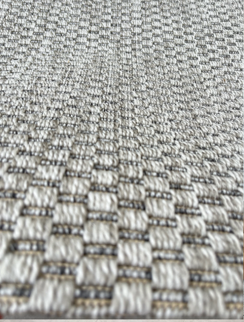 Alfombra de sisal belga gris NalaBoho (todos los tamaños)