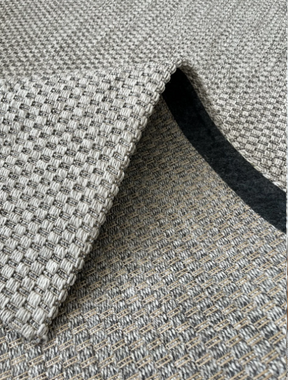 Alfombra de sisal belga gris NalaBoho (todos los tamaños)