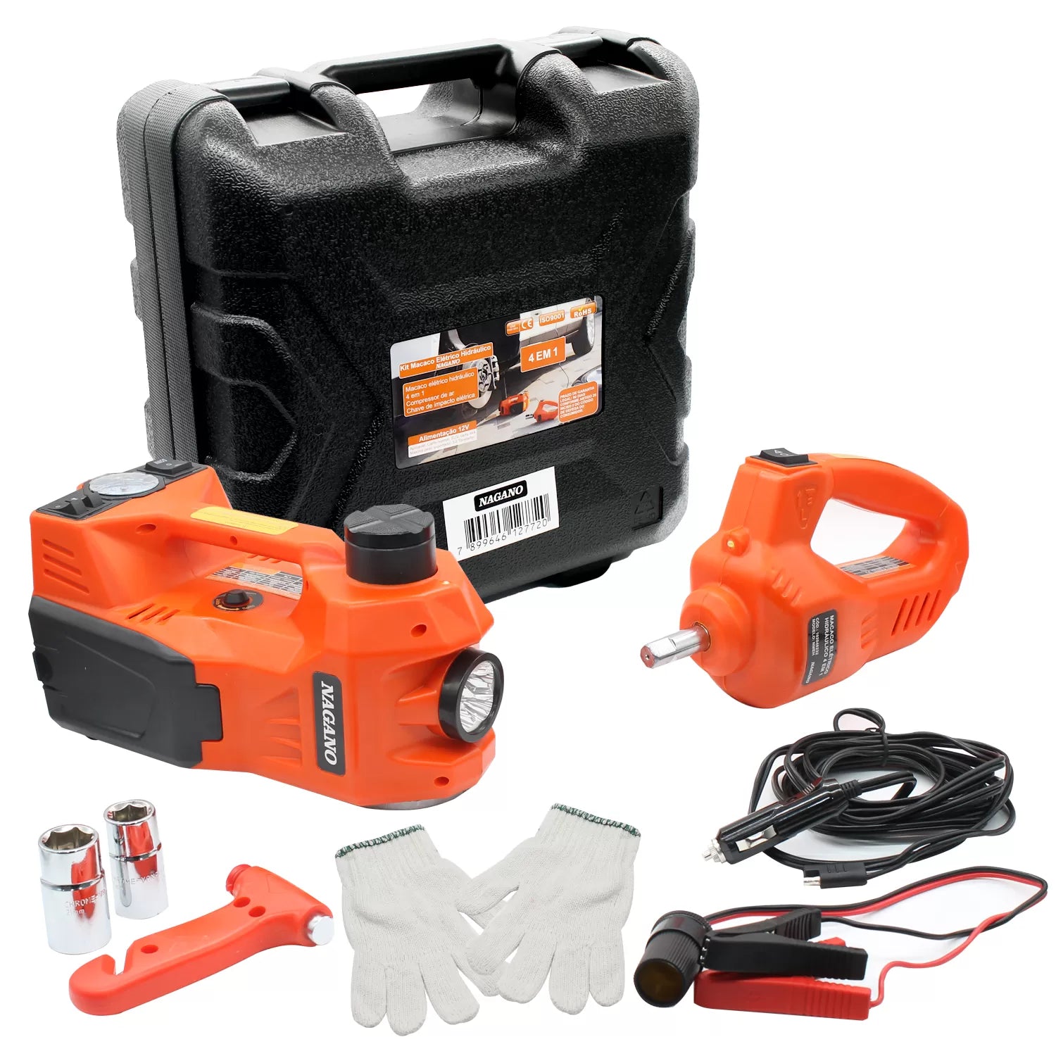 Gato Eléctrico 12V para Auto – ¡Tu aliado ideal en emergencias!